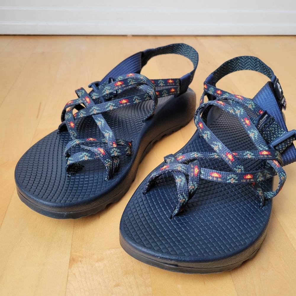 Chaco Women's ZX/2 Classic USA Sandals - Smokey Forest Navy